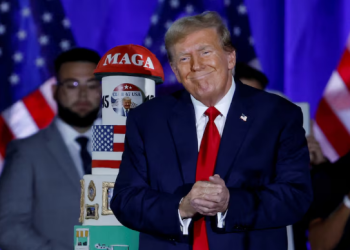 Trump vows tax cuts, warns vaguely of ‘danger’ from immigrants