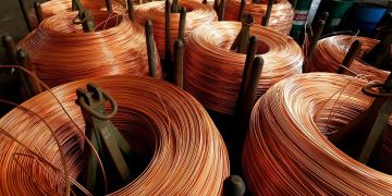 Copper falls to two-month low on rising inventory