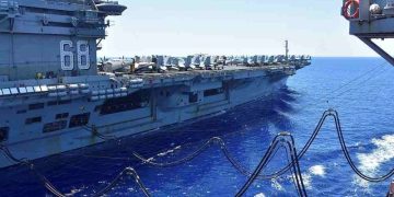 US aircraft carrier arrives in South Korea for joint drills 1 - Egyptian Gazette US aircraft carrier arrives in South Korea for joint drills