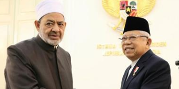 Al Azhar imam, Indonesian VP probe bolstering joint cooperation