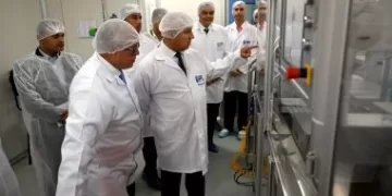 Industry min. inspects Robbiki Leather City, Industrial Zone in Badr City