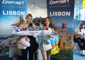 EgyptAir celebrates inaugural flight to Lisbon