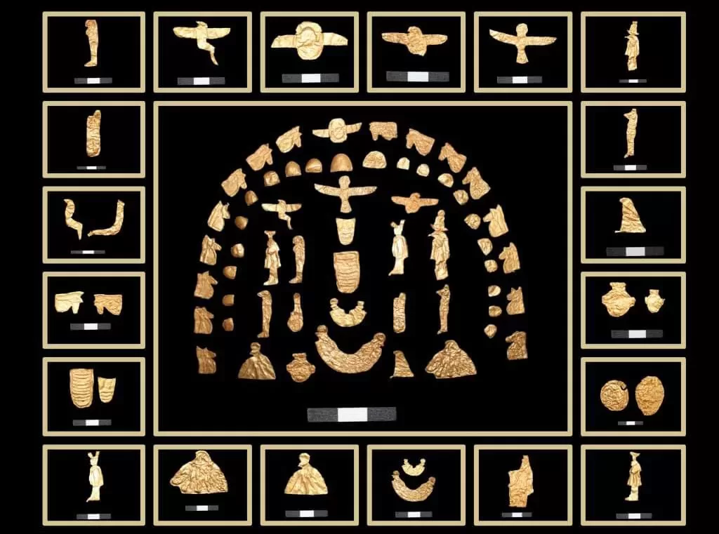 Egyptian mission uncovers 63 ancient tombs with gold foil and bronze coins 6 - Egyptian Gazette Egyptian mission uncovers 63 ancient tombs with gold foil and bronze coins 5 - Egyptian Gazette