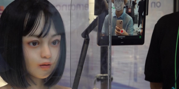 Humanoid robots powered by AI turn heads at the World Artificial Intelligence Conference
