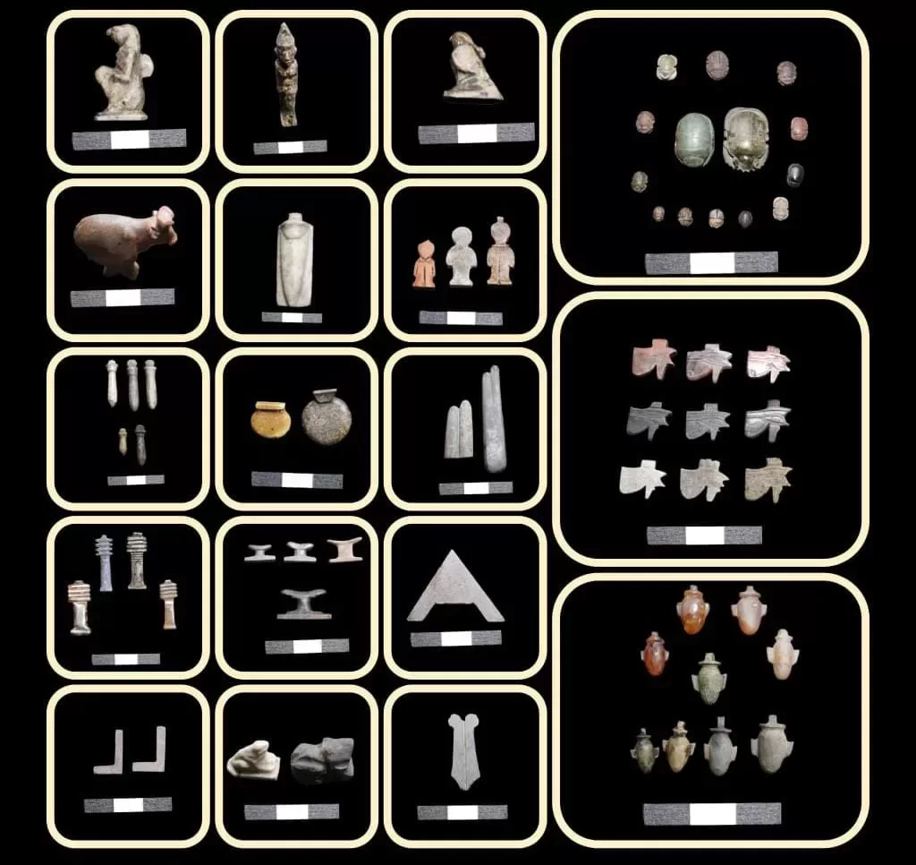 Egyptian mission uncovers 63 ancient tombs with gold foil and bronze coins 4 - Egyptian Gazette Egyptian mission uncovers 63 ancient tombs with gold foil and bronze coins 3 - Egyptian Gazette