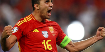 Spain’s Rodri finally in charge at Euro 2024