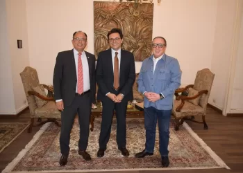 Culure minister discusses with Helwan university president ways of boosting mutual co-operation