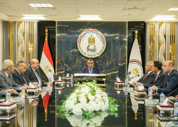 Military production min. discusses co-operation with Homat Watan party 1 - Egyptian Gazette