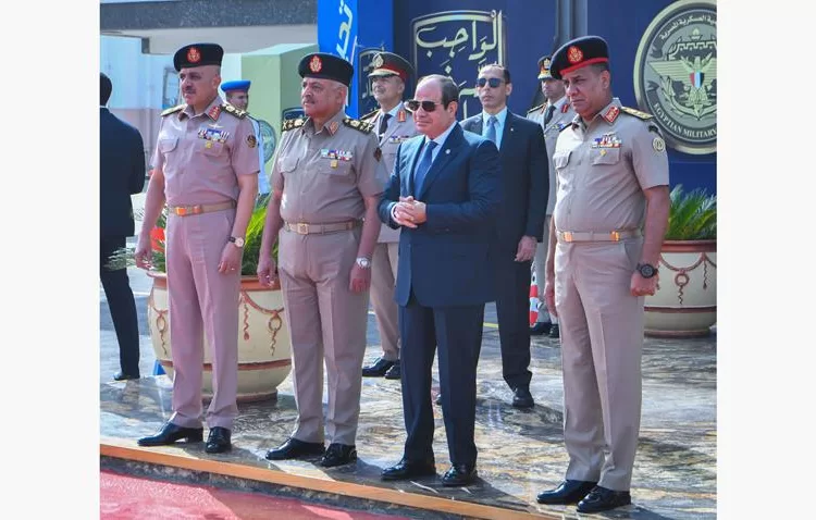 Sisi inspects Egyptian Military Academy 1 - Egyptian Gazette