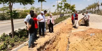 NAC's authority chief tours number of underway projects 1 - Egyptian Gazette NAC’s authority chief tours number of underway projects