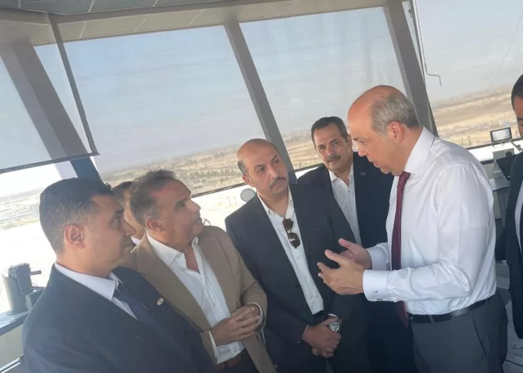 Civil aviation minister inspects Borg El Arab airport  1 - Egyptian Gazette