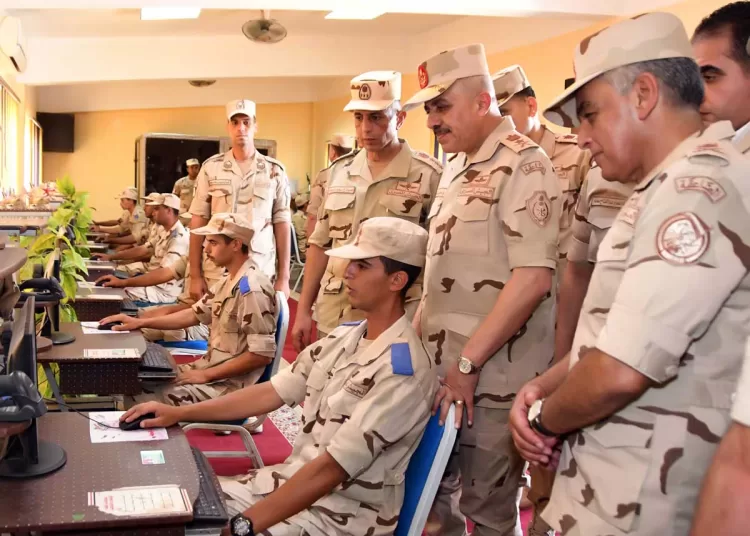 Chief of staff inspects training unit of recruits 1 - Egyptian Gazette