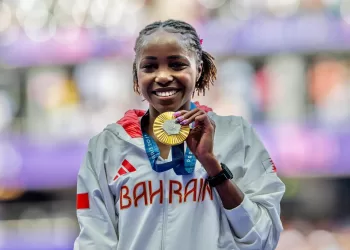 Athletics-Bahrain’s Yavi strikes late to win steeplechase gold