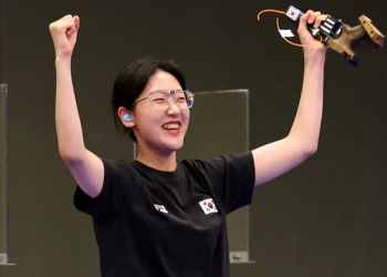 S. Korea wins women’s 25m pistol gold