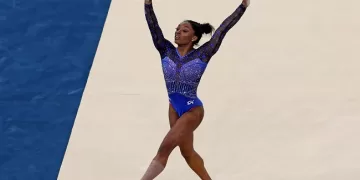 Biles reclaims 6th Olympic gold 1 - Egyptian Gazette Biles reclaims 6th Olympic gold