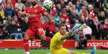 Salah achieves another Anfield record