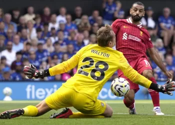 Egypt’s Salah toasts new English Premier League record