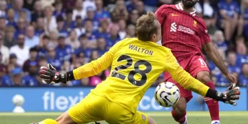 Egypt’s Salah toasts new English Premier League record