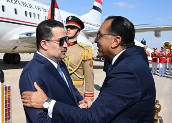 PM receives Iraqi counterpart at El Alamein International Airport