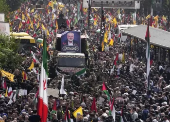 Iran’s supreme leader prays over coffin of  Haniyeh