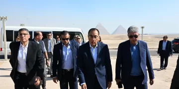 Madbouli: Development of pyramids plateau improves tourism movement 1 - Egyptian Gazette Madbouli: Development of pyramids plateau improves tourism movement