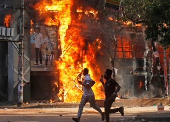 Prime Minister Sheikh Hasina resigns and leaves Bangladesh, ending 15-year rule