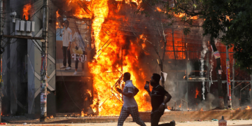 Prime Minister Sheikh Hasina resigns and leaves Bangladesh, ending 15-year rule