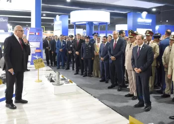 President Sisi inspects AOI’s pavilion at Egypt Int’l Airshow 2024