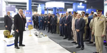 President Sisi inspects AOI’s pavilion at Egypt Int’l Airshow 2024
