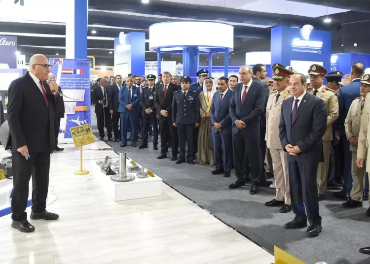 President Sisi inspects AOI's pavilion at Egypt Int'l Airshow 2024 2 - Egyptian Gazette President Sisi inspects AOI's pavilion at Egypt Int'l Airshow 2024 1 - Egyptian Gazette