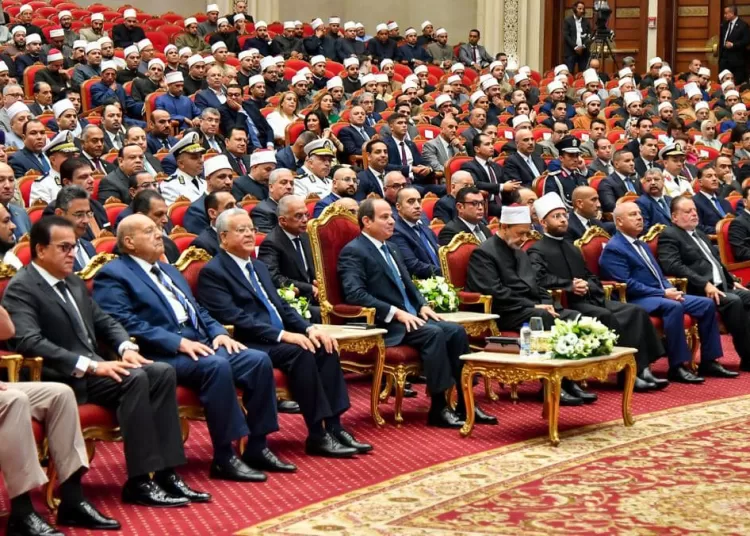 Sisi attends Awqaf Ministry's celebration to mark Al Mawlid Al Nabawi 1 - Egyptian Gazette