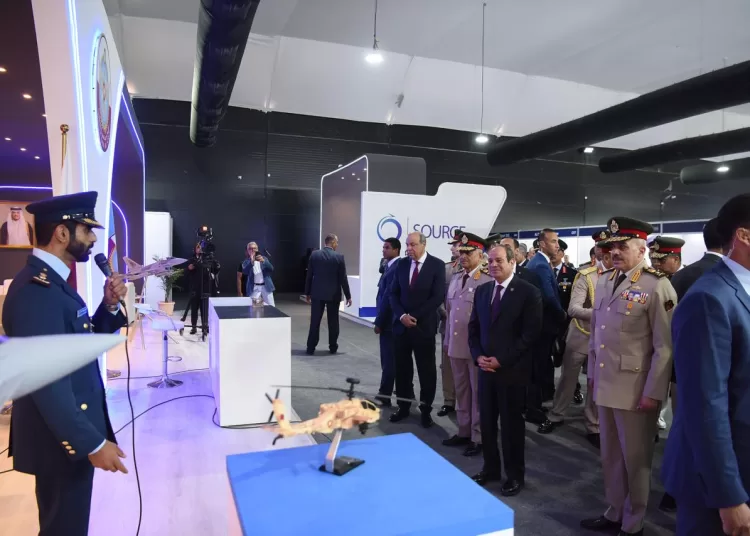 President Sisi inspects pavilions of Egypt Int'l Airshow 2024 2 - Egyptian Gazette President Sisi inspects pavilions of Egypt Int'l Airshow 2024 1 - Egyptian Gazette
