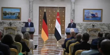 Presidents of Egypt, Germany press for ceasefire in Gaza
