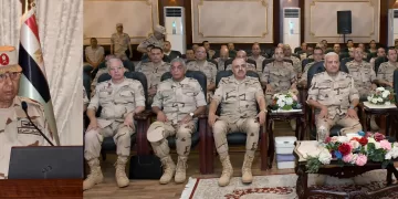 Defence min. inspects Mohamed Naguib Military Base