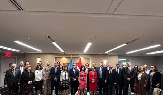 FM meets Egyptians working at United Nations 2 - Egyptian Gazette FM meets Egyptians working at United Nations 1 - Egyptian Gazette