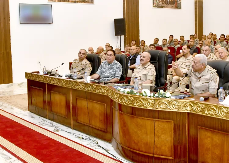 Defence min. witnesses main phase of Air Force & Air Defense Forces strategic command centres exercise 1 - Egyptian Gazette