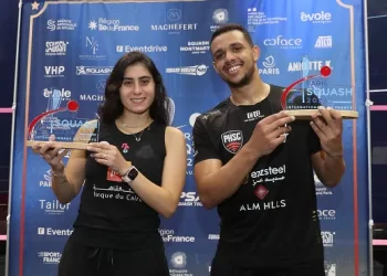 Egyptian duo grabs Paris squash titles
