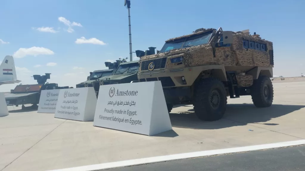 Egyptian armored vehicle showcased at Alamein Aviation Exhibition 4 - Egyptian Gazette Egyptian armored vehicle showcased at Alamein Aviation Exhibition 3 - Egyptian Gazette