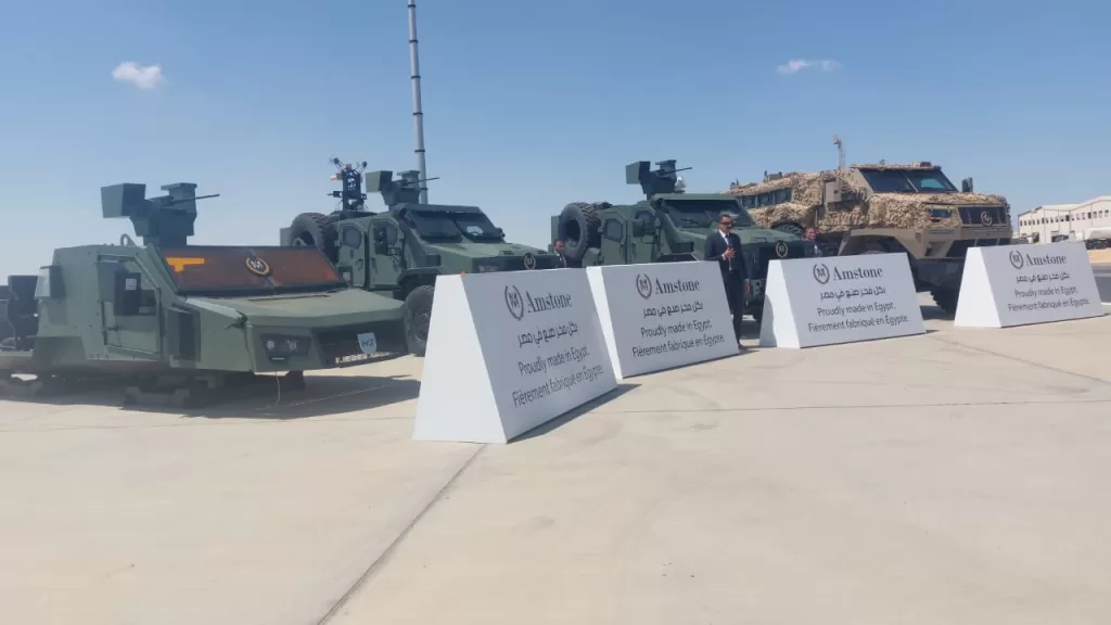 Egyptian armored vehicle showcased at Alamein Aviation Exhibition 8 - Egyptian Gazette Egyptian armored vehicle showcased at Alamein Aviation Exhibition 7 - Egyptian Gazette