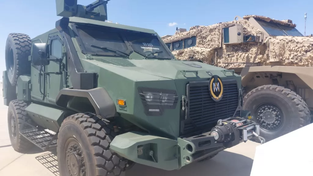 Egyptian armored vehicle showcased at Alamein Aviation Exhibition 10 - Egyptian Gazette Egyptian armored vehicle showcased at Alamein Aviation Exhibition 9 - Egyptian Gazette