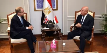 Industry min., UK amb. discuss bilateral co-operation in green hydrogen, clean energy domains 1 - Egyptian Gazette Industry min., UK amb. discuss bilateral co-operation in green hydrogen, clean energy domains