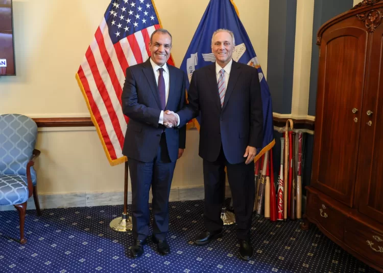 FM wraps up 1st day of his visit to Washington by holding series of meetings with US Congressmen 1 - Egyptian Gazette