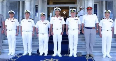 Navy commander meets with senior UK, French military officials 2 - Egyptian Gazette Navy commander meets with senior UK, French military officials 1 - Egyptian Gazette