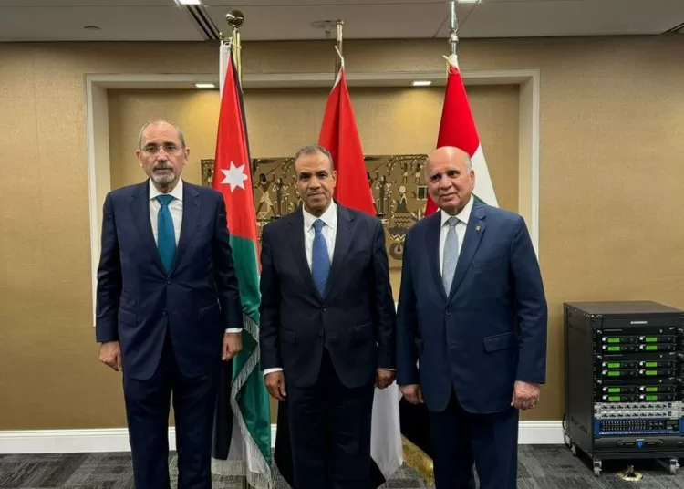 Egyptian, Jordanian, Iraqi FMs: Stopping dangerous escalation in ME starts with ending Israeli aggression on Gaza 1 - Egyptian Gazette