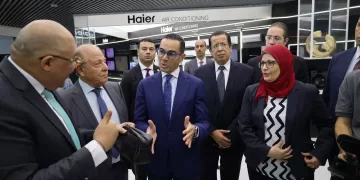 Investment min. lays foundation stone for second phase of Haier Industrial Complex in 10th of Ramadan