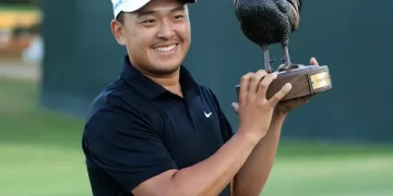Yu claims 1st PGA Tour title