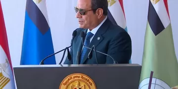 President Sisi witnesses war inspection lineup of 6th Armoured Division in Ismailia