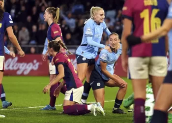 Man City stuns title holder Barcelona in Women’s Champions League, Bayern’s Harder downs Arsenal