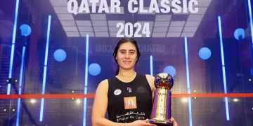 Egypt's Sherbini takes Qatar Classic 1 - Egyptian Gazette Egypt’s Sherbini takes Qatar Classic