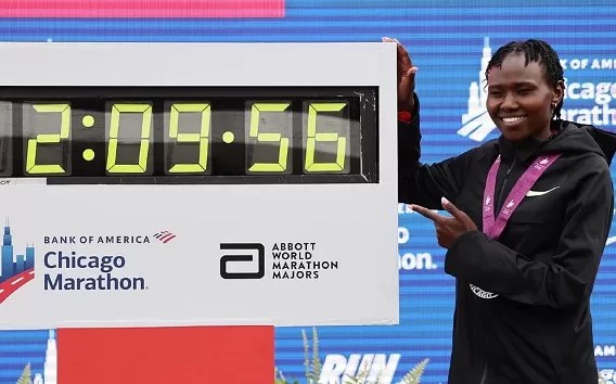 Ruth smashes women's world record 2 - Egyptian Gazette Ruth smashes women's world record 1 - Egyptian Gazette